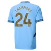 Virallinen Fanipaita Manchester City Champions 24 Kotipelipaita 2024-25 - Miesten